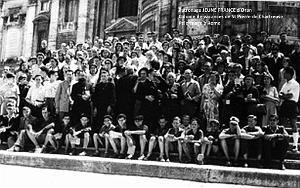 COLO JEUNE FRANCE 1950 podesta 16 Pelerinage_TD_Rome_1950_6